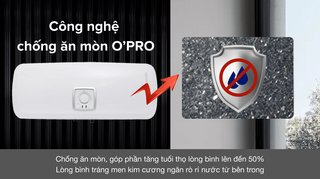 Máy nước nóng gián tiếp Atlantic 30 lít 2500W SWH 30H M Ondeo HZ