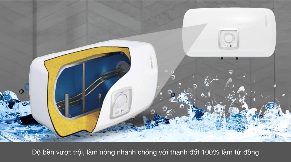 Máy nước nóng gián tiếp Atlantic 20 lít 2500W SWH 20H M Ondeo HZ