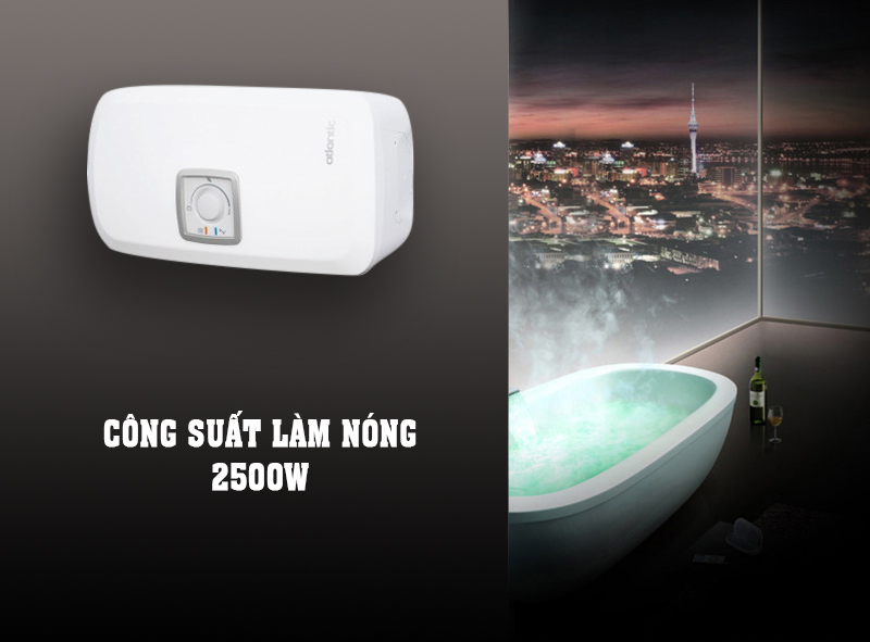 Công suất hoạt động lên đến 2500W