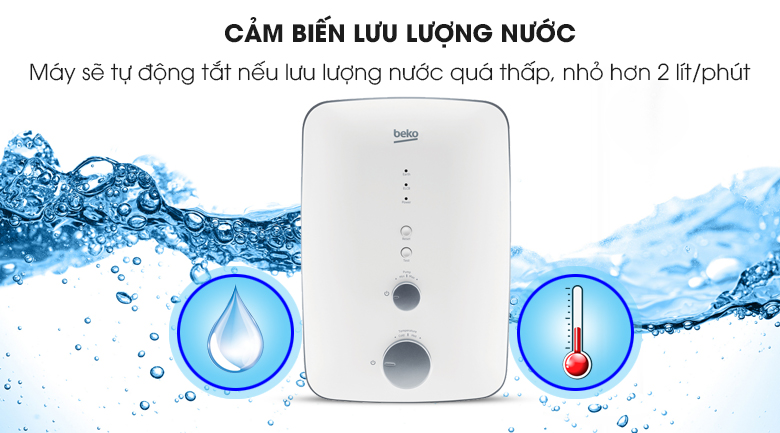 Cảm biến lưu lượng nước - Máy nước nóng Beko BWI35S1A-213