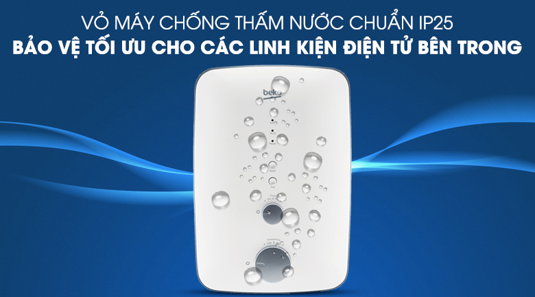 Vỏ máy chống nước và bụi chuẩn IP25 - Máy nước nóng Beko BWI35S1A-213