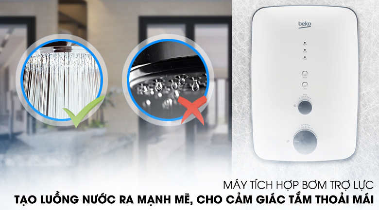 Bơm trợ lực - Máy nước nóng Beko BWI45S1A-213