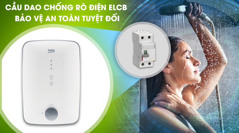Cầu dao chống rò điện ELCB - Máy nước nóng Beko BWI45S1N-213 Cầu dao chống rò điện ELCB - Máy nước nóng Beko BWI45S1N-213