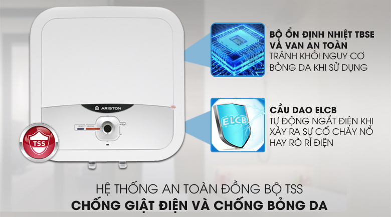 Hệ thống an toàn TSS - Tránh khỏi nguy cơ bỏng da và giật điện