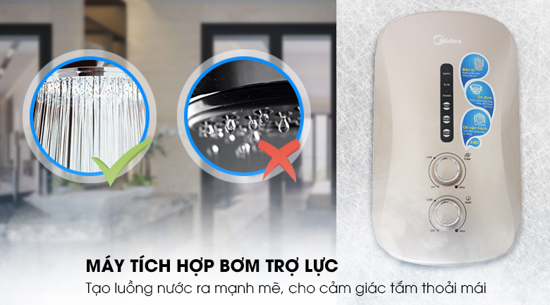 Máy nước nóng Midea DSK45P3 4500W