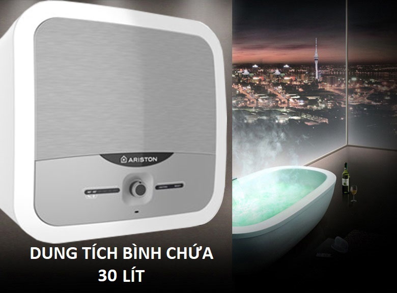 Dung tích 30 lít - Bình nóng lạnh Ariston 30 lít AN2 30 LUX 2.5 FE