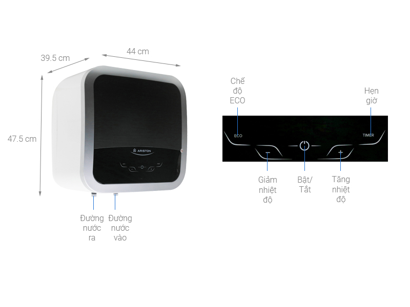 Máy nước nóng Ariston 30 lít AN2 30 TOP 2.5 FE 2500W