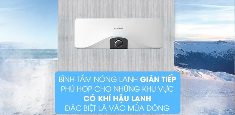 Làm nóng gián tiếp - Bình nóng lạnh Electrolux EWS202DX-DWM 20 lít