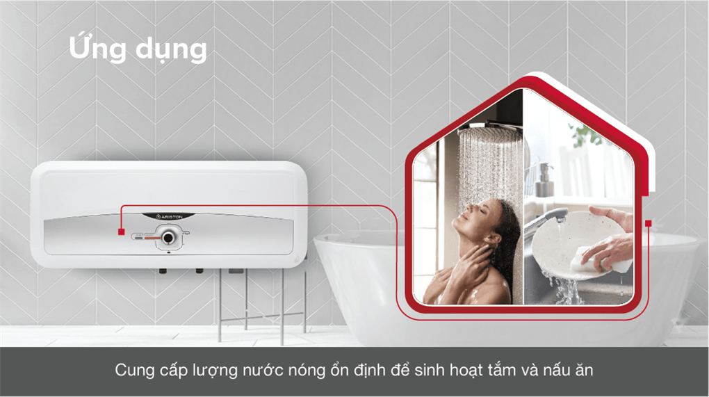 Máy nước nóng gián tiếp Ariston 20 lít 2500W SL2 20 RS 2.5 FE