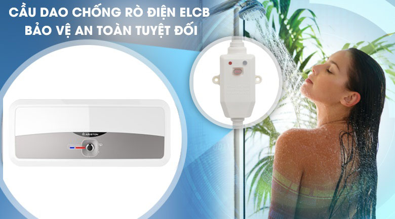 Cầu dao ELCB - Bình nóng lạnh Ariston 20 lít SL2 20 RS 2.5 FE