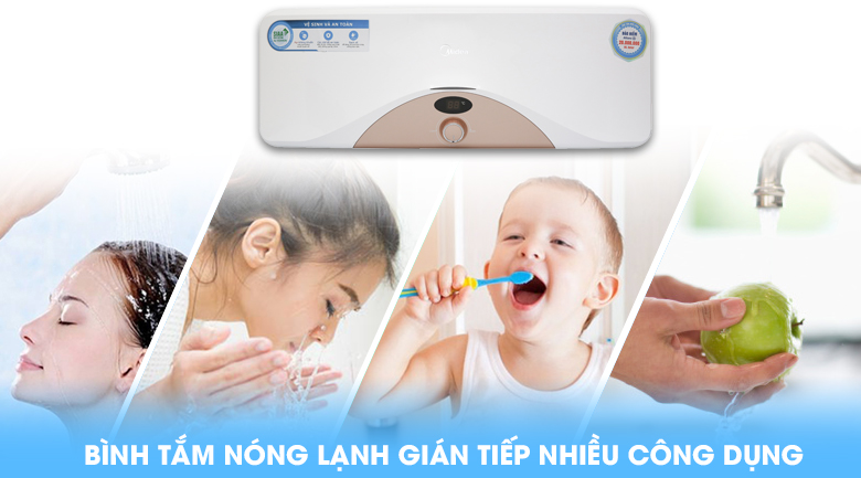Máy nước nóng gián tiếp Midea 20 lít 2500W D20-25HA