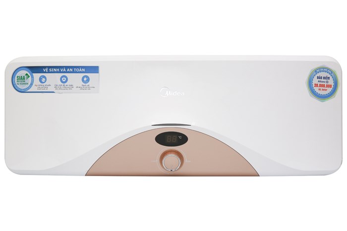 Máy nước nóng gián tiếp Midea 20 lít 2500W D20-25HA Màu Trắng