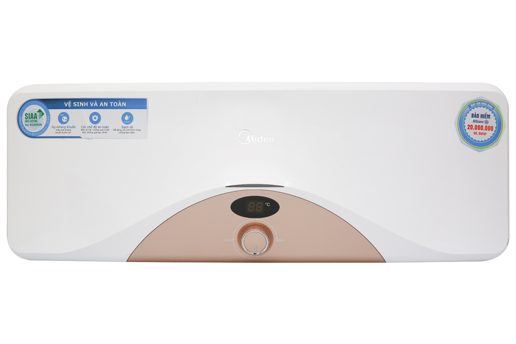 Máy nước nóng gián tiếp Midea 20 lít 2500W D20-25HA Màu Trắng