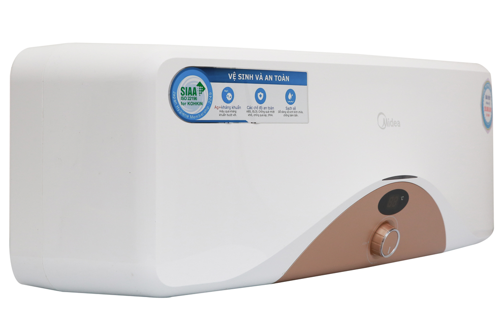 Máy nước nóng gián tiếp Midea 20 lít 2500W D20-25HA Màu Trắng