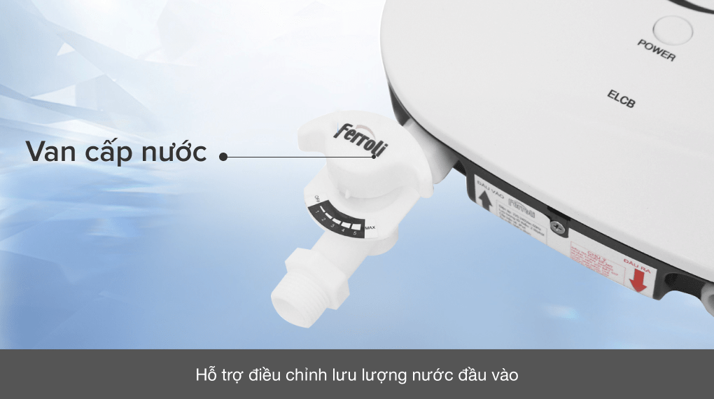 Máy nước nóng trực tiếp Ferroli 4500W Divo SSN 4.5S