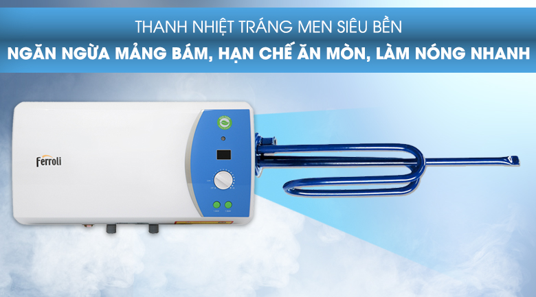 Bình nước nóng Ferroli VERDI 15L TE giá tốt, chính hãng, có trả góp 0%