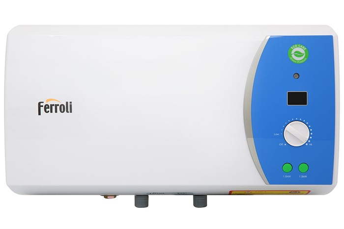 Máy nước nóng gián tiếp Ferroli 15 lít 2500W Verdi AE Màu Trắng