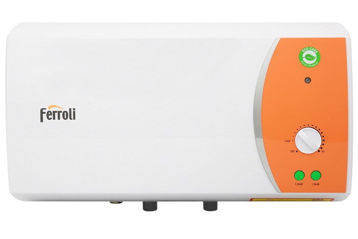 Máy nước nóng gián tiếp Ferroli 15 lít 2500W Verdi TE Màu Trắng