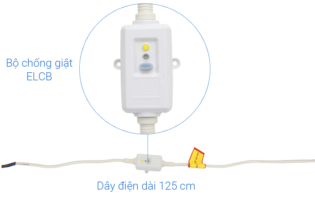 Máy nước nóng gián tiếp Ferroli 15 lít 2500W Verdi TE Màu Trắng
