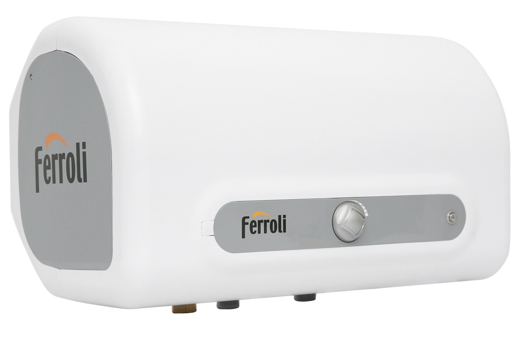 Máy nước nóng gián tiếp Ferroli 15 lít 2500W QQ Evo ME Màu Trắng