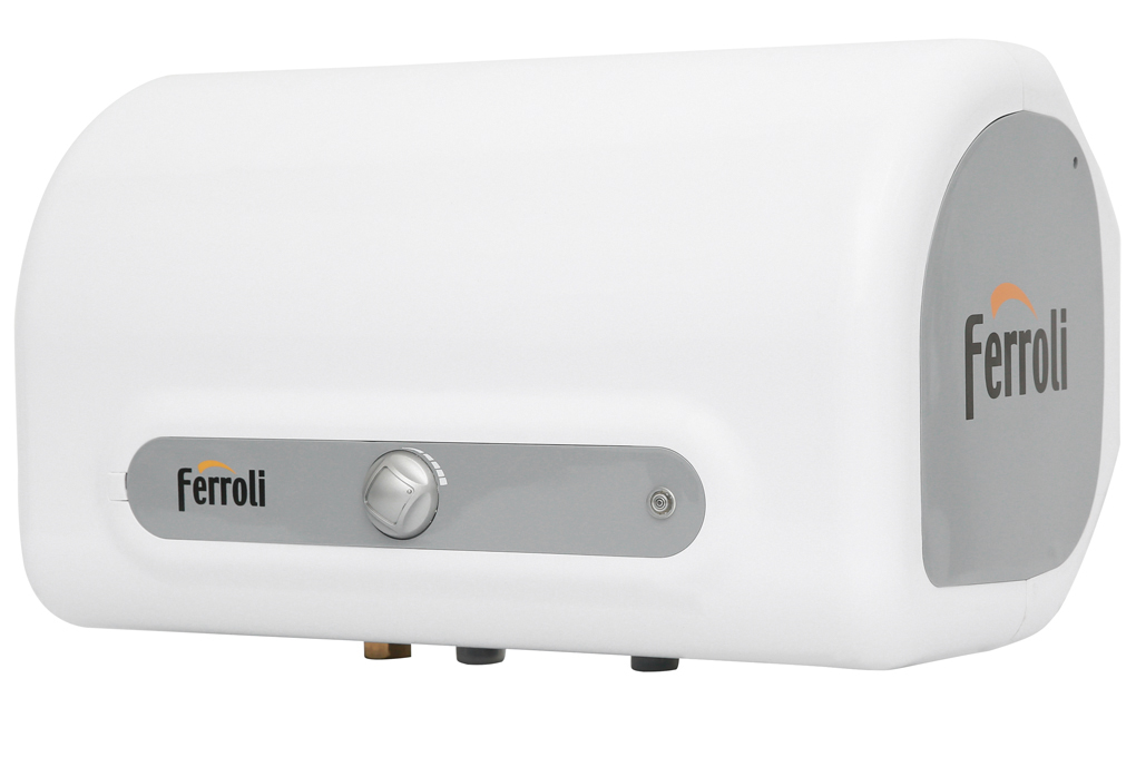 Máy nước nóng gián tiếp Ferroli 15 lít 2500W QQ Evo ME Màu Trắng