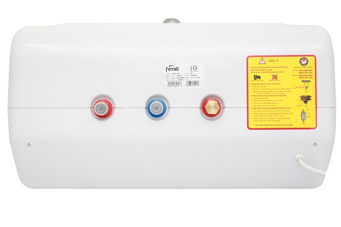 Máy nước nóng gián tiếp Ferroli 30 lít 2500W QQ Evo ME Màu Trắng