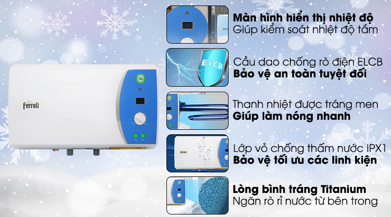 Binh Nước Nong Ferroli Verdi 20l Ae 20 Lit Gia Tốt Co Trả Gop 0