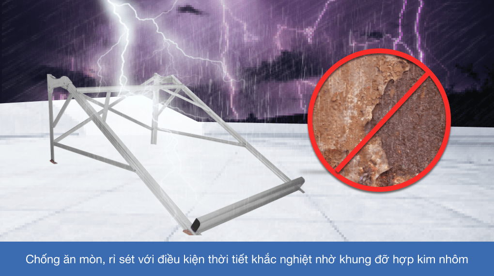 Máy nước nóng năng lượng mặt trời Ferroli Ecosun 16OCK 200 lít