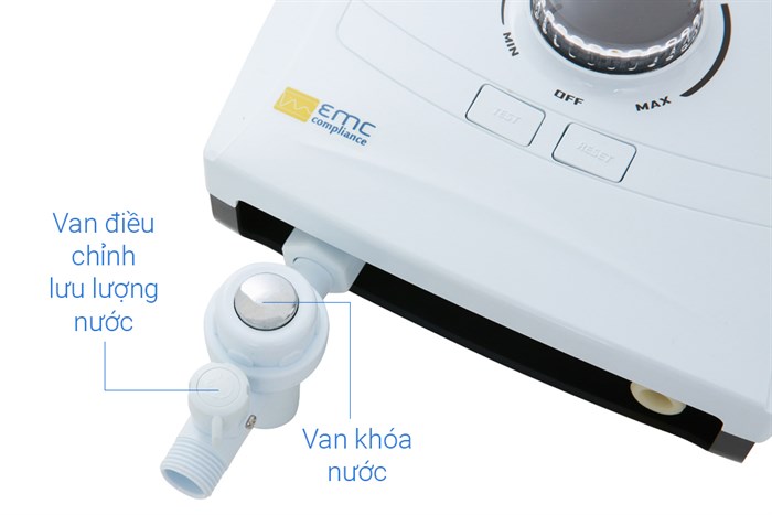 Máy nước nóng trực tiếp Centon 5500W GD600ESP RS FL Màu Trắng