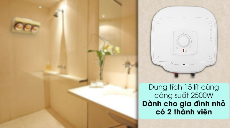 Bình nước nóng Atlantic SWH 15A M-2 Ondeo Access có dung tích 15 lít