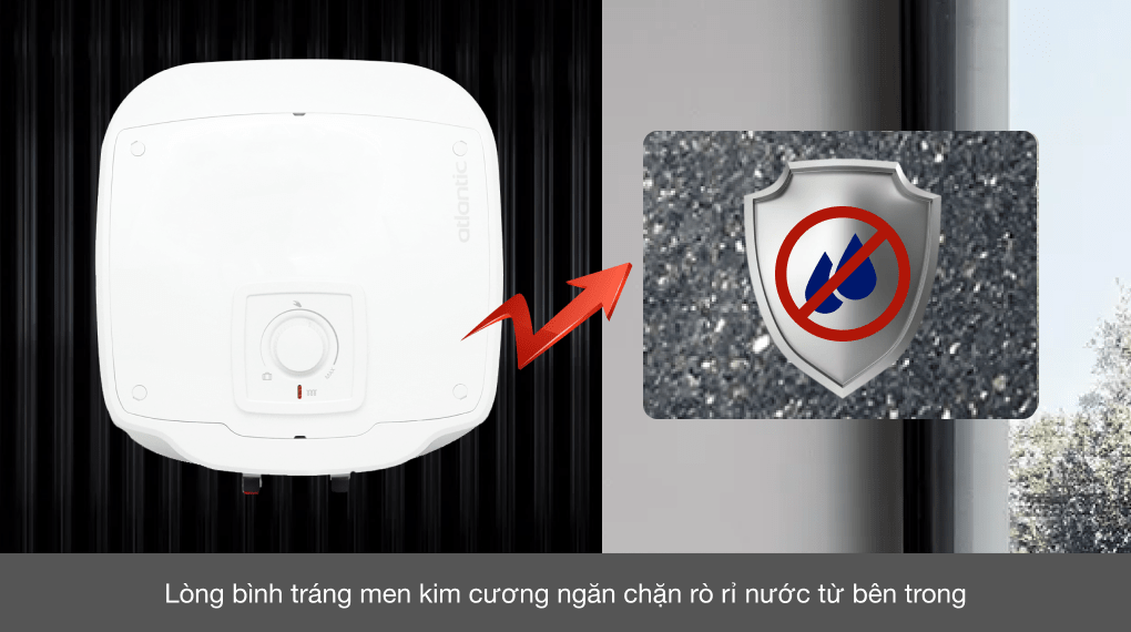 Máy nước nóng gián tiếp Atlantic 30 lít 2500W SWH 30 M-2 Ondeo Access