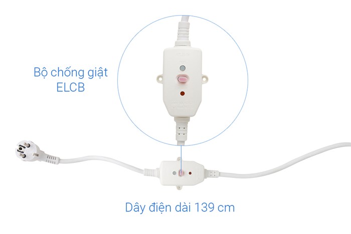 Máy nước nóng gián tiếp Atlantic 30 lít 2500W SWH 30 M-2 Ondeo Access Màu Trắng