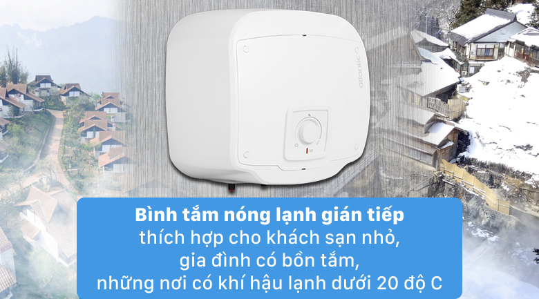 Làm nóng gián tiếp - Bình nước nóng Atlantic SWH 30 M-2 Ondeo Access