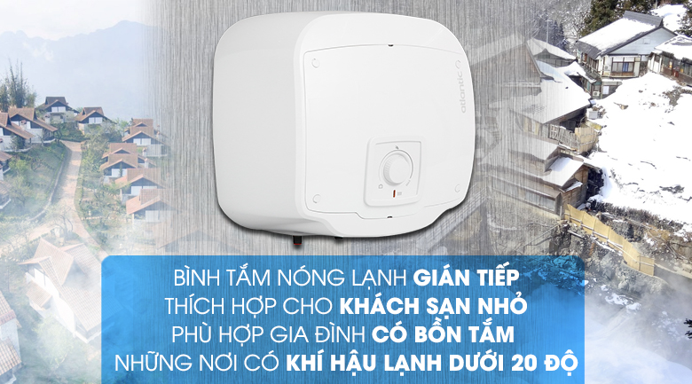 Làm nóng gián tiếp - Bình nước nóng Atlantic SWH 30 M-2 Ondeo Access