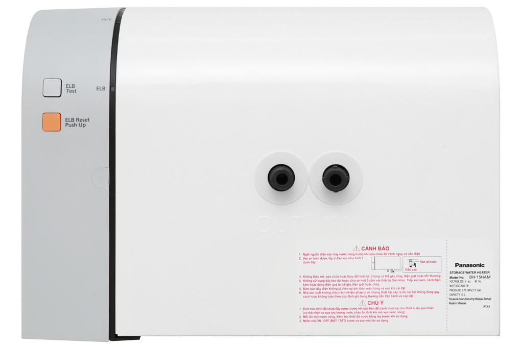 Bình nước nóng Panasonic DH-15HAM 15 Lít Màu Trắng