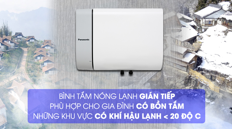 Cơ chế làm nóng gián tiếp - Bình nước nóng Panasonic DH-15HAM 15 Lít