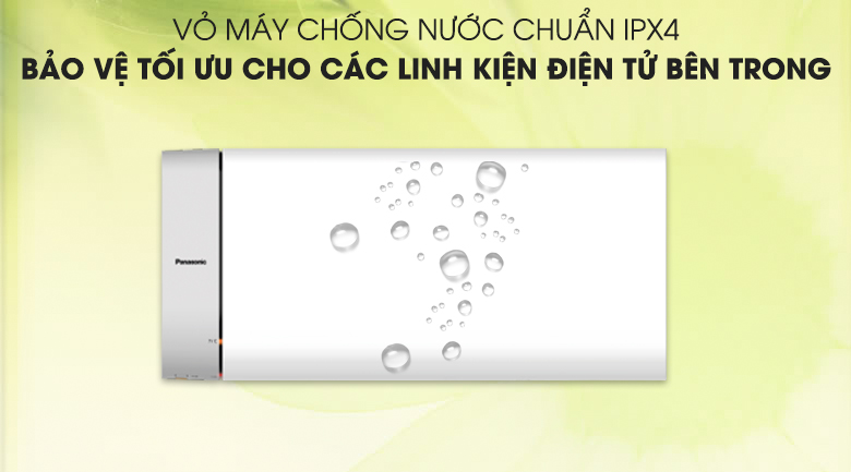 Lớp vỏ chống thấm nước IPX4 - Bình nước nóng Panasonic DH-30HAM 30 Lít
