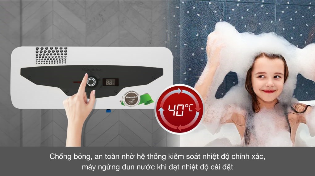 Máy nước nóng gián tiếp Kangaroo 22 lít 2500W KG 70A2