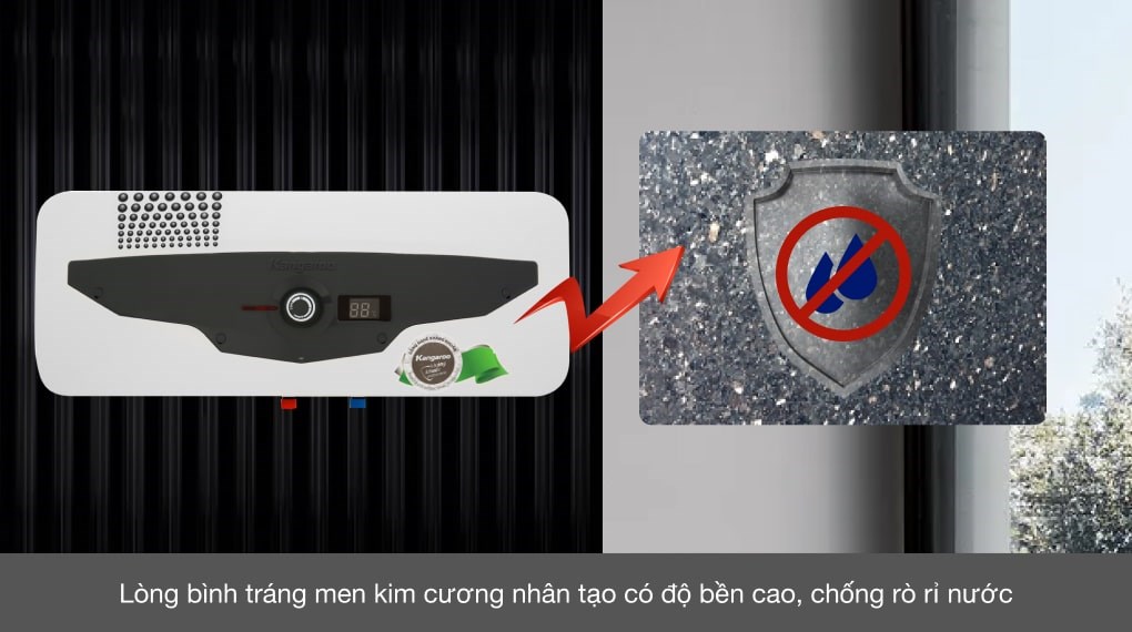 Máy nước nóng gián tiếp Kangaroo 22 lít 2500W KG 70A2