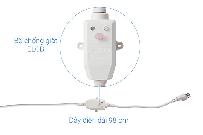 Máy nước nóng gián tiếp Kangaroo 22 lít 2500W KG 70A2 Màu Trắng