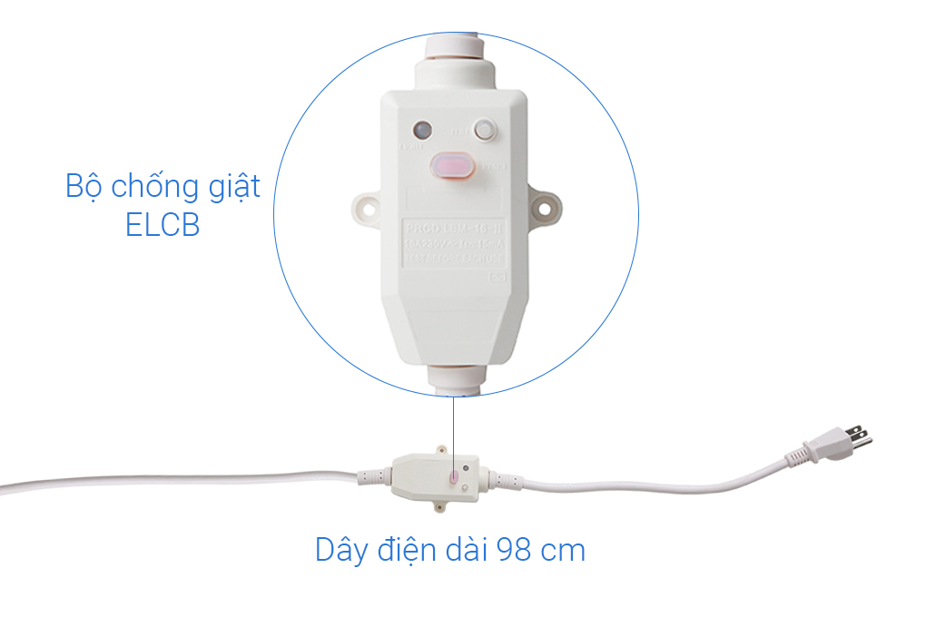 Máy nước nóng gián tiếp Kangaroo 22 lít 2500W KG 70A2 Màu Trắng