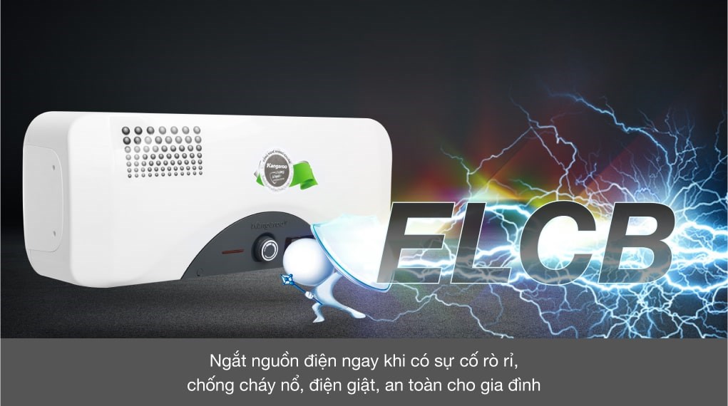 Máy nước nóng gián tiếp Kangaroo 22 lít 2500W KG 72A2