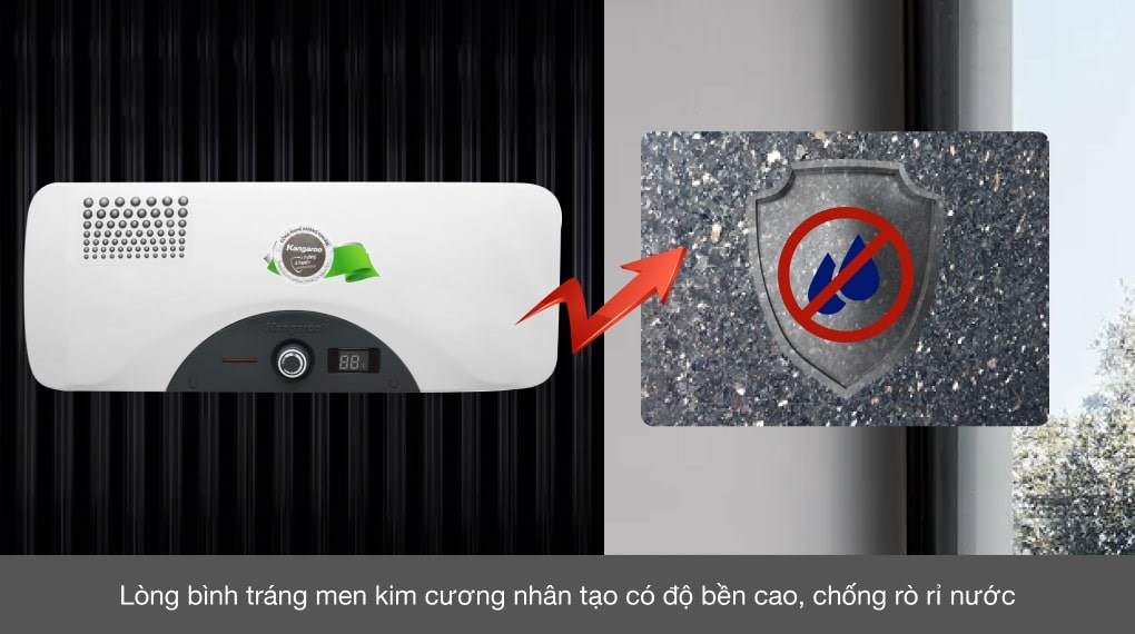 Máy nước nóng gián tiếp Kangaroo 22 lít 2500W KG 72A2