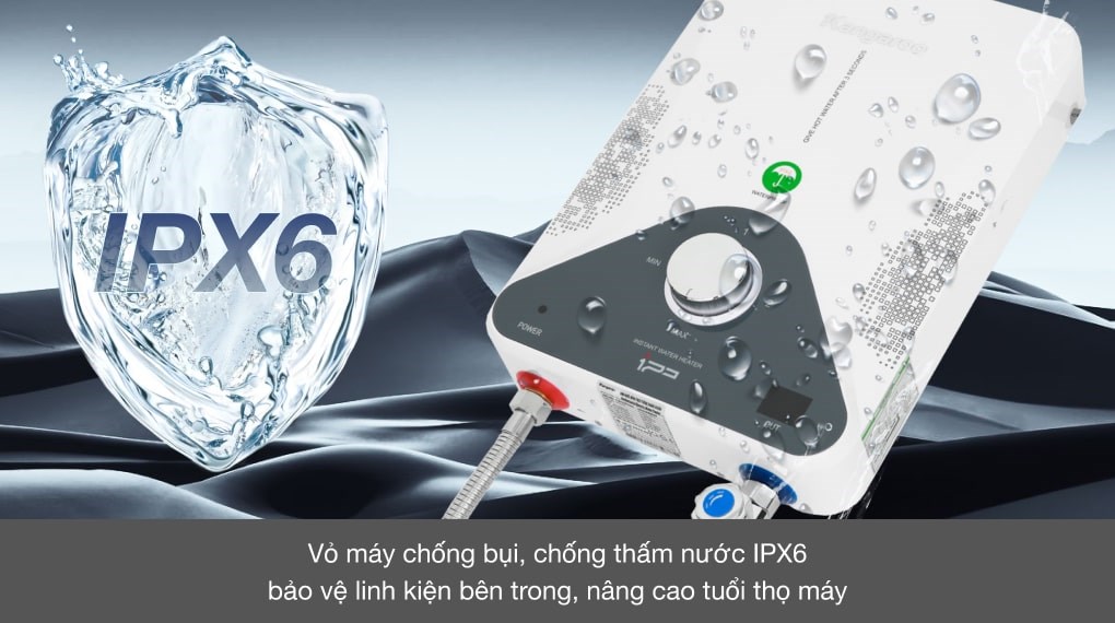 Máy nước nóng hồng ngoại Kangaroo KG588W 4000W
