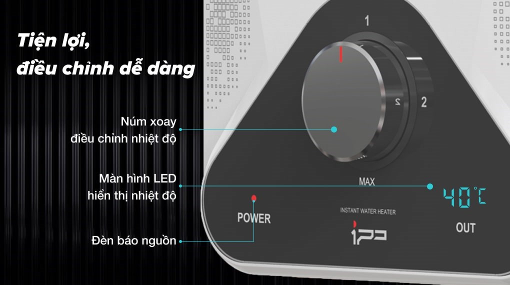 Máy nước nóng hồng ngoại Kangaroo KG588W 4000W