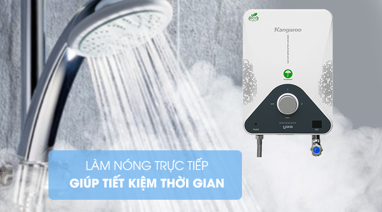 Máy nước nóng hồng ngoại Kangaroo KG588WP - giá tốt, chính hãng