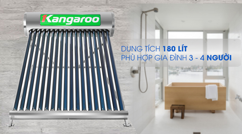 Máy nước nóng năng lượng mặt trời Kangaroo 180 lít GD1818 - 6