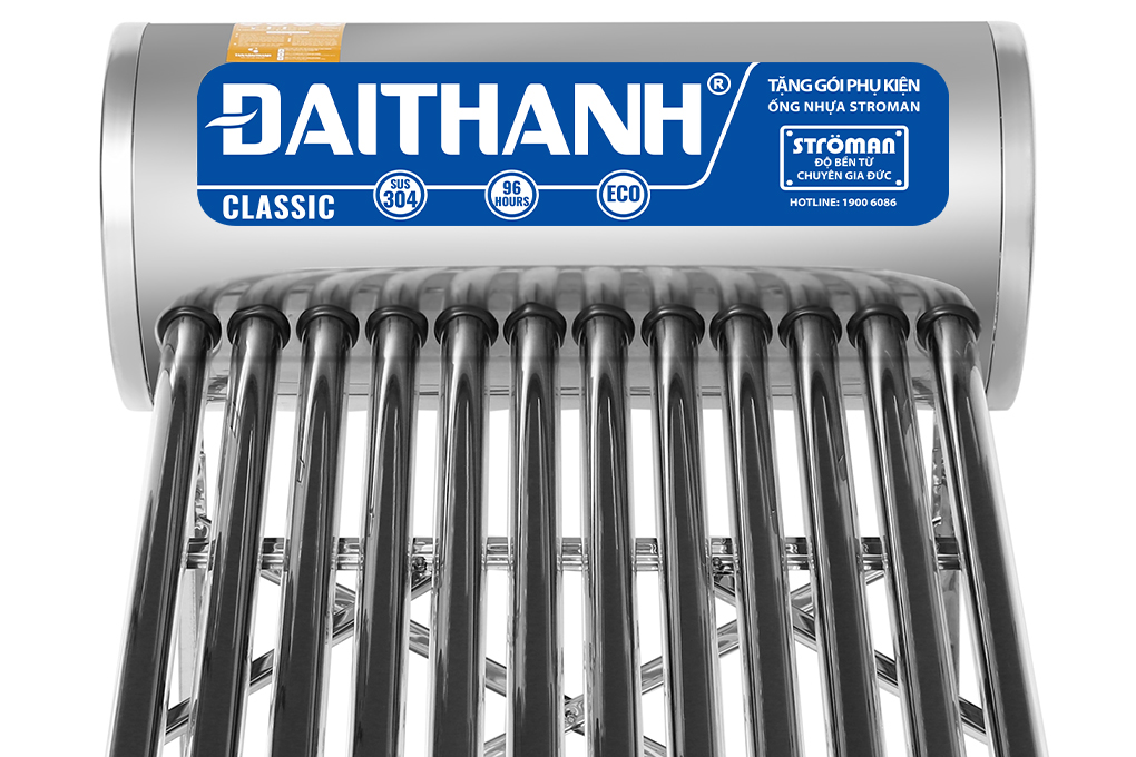 Máy nước nóng năng lượng mặt trời Đại Thành 130 lít Classic 58-12 Màu Xám