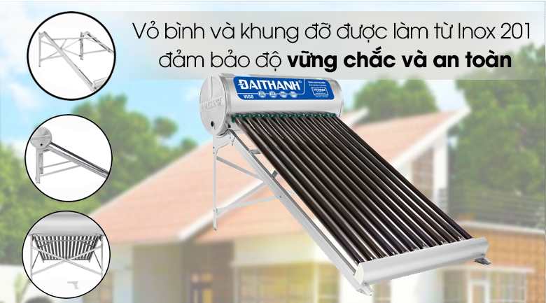 Máy nước nóng năng lượng mặt trời Đại Thành 130 lít Vigo 58-12 - 13
