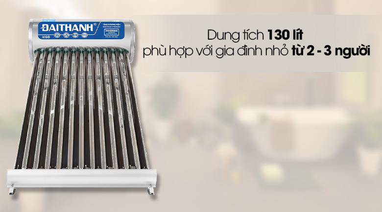 Máy nước nóng năng lượng mặt trời Đại Thành 130 lít Vigo 58-12 - 5